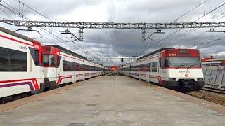 Trenes de Todo Tipo por Madrid y Barcelona. Renfe AVE, Mercancias, Cercanias, Media Distancia...