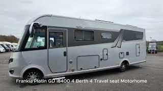 Frankia Platin GD i8400 4 Berth 4 Travel seat Motorhome