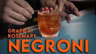 The Grape & Rosemary Negroni Twist- The Cocktail Kitchen