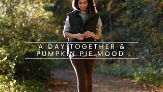 a day together - small town life with kids, learning German, baking pumpkin pie