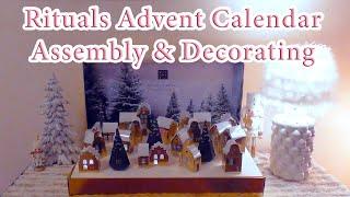 Rituals Deluxe Village Beauty Advent Calendar 2021 Assembly & Hallway Decoration with Lights!