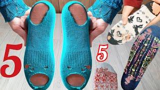 Çoraplarla yapilabilecek 5 kolay fikir / En eski çorapları atmayin yeter