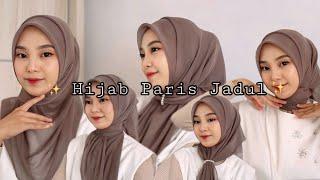 TUTORIAL HIJAB SEGI EMPAT PARIS JADUL RAPI SIMPLE KEKINIAN COCOK UNTUK PEMULA