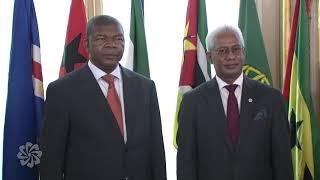 Presidente da República de Angola visita sede da CPLP