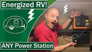 RV Power Station Hack | Interior Back-Feed