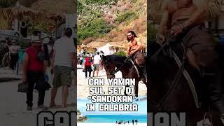 Can Yaman durante le riprese della serie tv Sandokan in Calabria #canyaman #calabria #sandokan