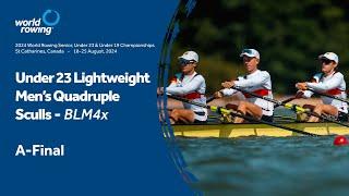 2024 World Rowing Under 23 Championships - Under 23 Lightweight Men's Quadruple Sculls - Final