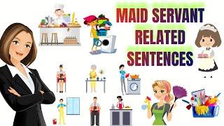 MAID SERVANT RELATED SENTENCES | పనిమనిషితో సంభాషణ |LEARN A LANGUAGE WITH BHANU