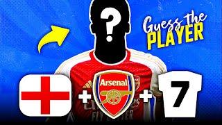 GUESS THE PLAYERS : NATIONALITY + CLUB + JERSEY NUMBER  | FOOTBALL QUIZ 2024
