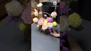 #파스텔톤꽃바구니 #플로렌스가든