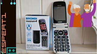 Brondi Magnum 4,cellulare per Anziani ,Maxi Display e tasti enormi.