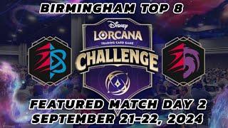 FEATURED MATCH TOP 8 | DLC BIRMINGHAM LORCANA Challenge 2024 | RUBY SAPPHIRE vs. RUBY AMETHYST