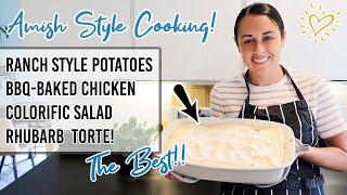 Amish/Mennonite Style Cooking! | Cook a Whole Amish Style Meal | Lynette Yoder