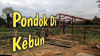 Membuat Pondok di Kebun dengan Kayu yang terpakai- Sehari Siap