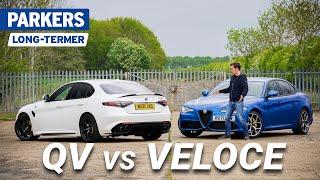 Alfa Romeo Giulia Quadrifoglio vs Veloce | Alfa Romeo Giulia Veloce Long-Term Test, Episode 5