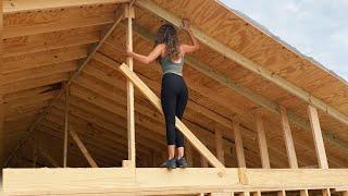 Building Our Own Home Ep.12 | TIME-LAPSE OF ROOF INSTALLATION