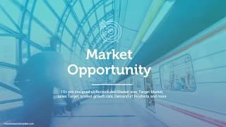 Market opportunity | Market Size |  Marketing Strategy  | investor Pitch Deck PPT Template