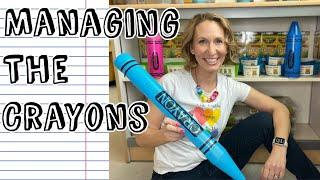 Managing the Crayons- Types, Storage, and Techniques to Teach in the Elementary Art Room