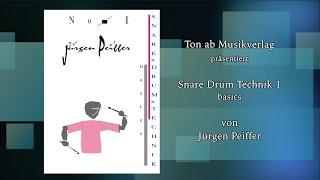 Notenlesen |Trommelschule - Snare Drum Technik 1 - basics von Jürgen Peiffer