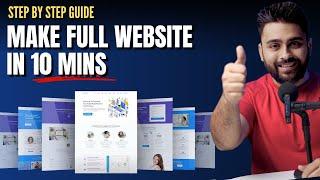 2024 - Easily Create a Website in 10 Mins (ZERO Coding)