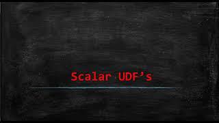 46 Scalar Functions