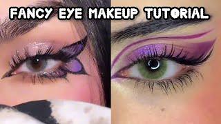 Fancy eye makeup look | easy eyes makeup for party | thatglamworld