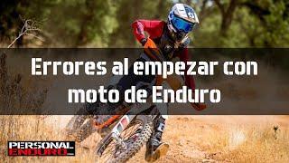 Errores al empezar con moto de Enduro