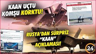 KAAN Uçtu, Yunanistan Panikledi! Rusya’dan Sürpriz Açıklama Geldi! Dünya KAAN’ı Konuşuyor!