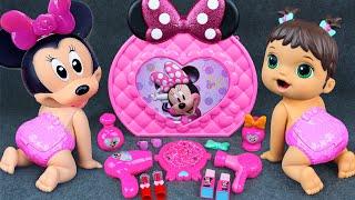 48 Minutes Satisfying Minnie Mouse Collection, Unboxing Disney Makeup Set Toys | Tana Unboxing ASMR