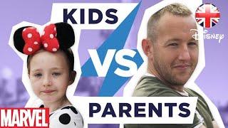 DISNEYLAND PARIS | The MARVEL Super Hero Quiz -  Kids VS Parents! | Official Disney UK