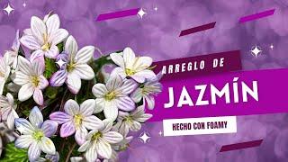 ASOMBROSO RAMO DE  FLORES DE JAZMÍN HECHAS CON LOS MOLDES MEXICANOS - FLORATEVA