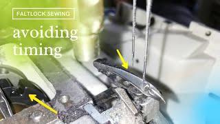 Avoiding Timing Of Flatlock sewing Machine, F Set