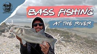 Bass Fishing At The River. Come Catch A Bass With Me 