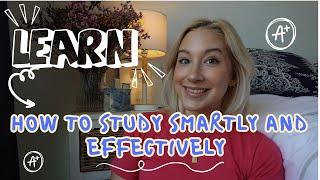 How to study SMARTLY and EFFECTIVELY for FINAL EXAMS