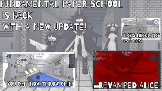 FUNDAMENTAL PAPER EDUCATION SCHOOL IS BACK WITH A NEW BIG UPDATE! | Roblox Fundamental Paper School