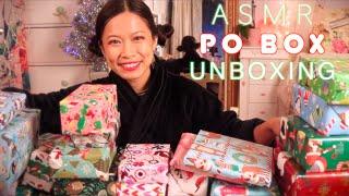 ASMR  2 HRS: HUUUGE P.O.Box Unboxing/ Unloading/ Unwrapping/ Show & Tell/ Kitty Cameo