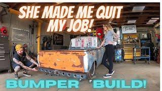 BOOTY LIFT! Custom minitruck rear bumper build! ((1977 Datsun 620)) && BIG ANNOUNCMENT!