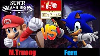 M.Truong (Mario) Vs. Fern (Sonic): Super Smash Bros. Ultimate - Online Matches 287