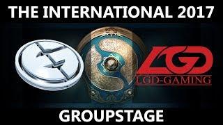 EG vs LGD GAME 1, The International 2017, LGD vs EG