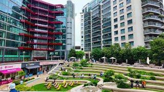 [4K] Canary Wharf | Paddington Central | London Walking Tour