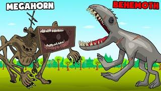 MEGAHORN VS BEHEMOTH! (Cartoon Animation)