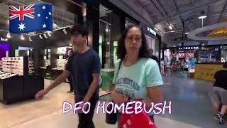 Sydney[4KHDR Walk]DFO Homebush Modern Shopping Centre Featuring International Name-Brand Outlets