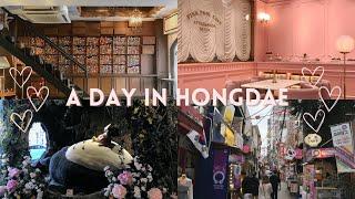 A Day in Hongdae I Harry Potter Cafe & Kakao Friends Shop & Studio Ghibli Shop & Stylenanda #seoul