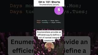 Enumerations (enum) - C# for .NET in 101 Shorts - 9 /101