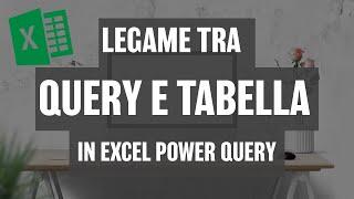 Legame tra query e tabella in Excel Power Query #5 - Macraris|LapaConsult