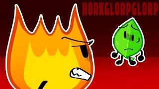 HORKGLORPGLOOP || BFDI firey and leafy animation