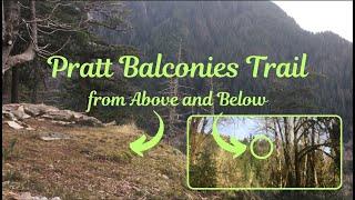 PRATT BALCONIES TRAIL from Above, Below and In-between - Majestic Views - Cascades - North Bend, WA