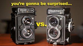Rolleiflex 3.5 Planar vs. Yashica Mat 124g | WHICH FILM CAMERA IS BETTER??
