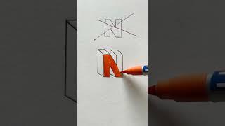 Right Way To Draw N Word #shorts #shortsfeed #youtubeshorts #art