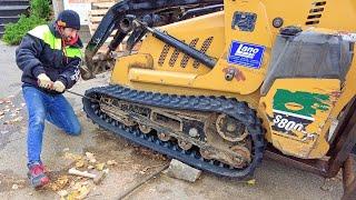 New Tracks for the Mini Skid Steer [Vermeer s800tx]